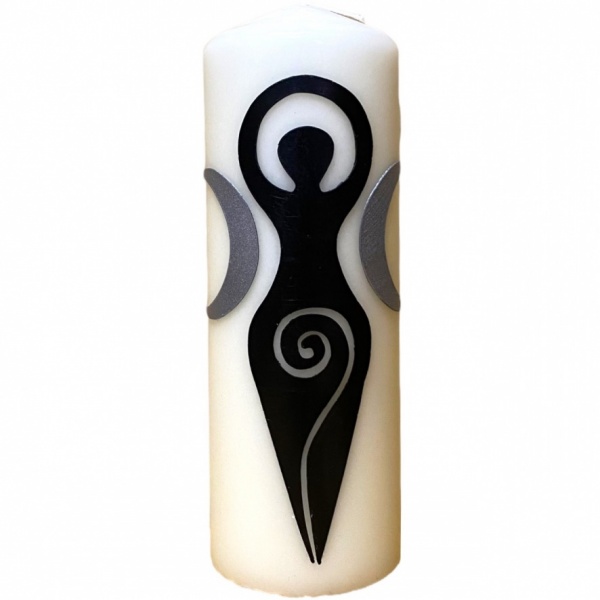 Black Goddess - Large Pillar Candle